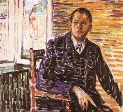 Edvard Munch Self-Portrait oil painting on canvas